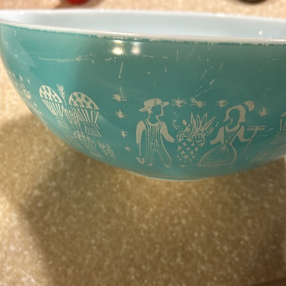 Pyrex vintage Amish Butterprint Conderella  bowls #444, 4Qt, #441, 1-1/2Qt - Picture 10 of 13